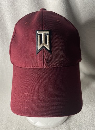 Nike Tiger Woods Hat Cap Collection VR One Golf Flex Fitted Burgundy Mens - Picture 3 of 19