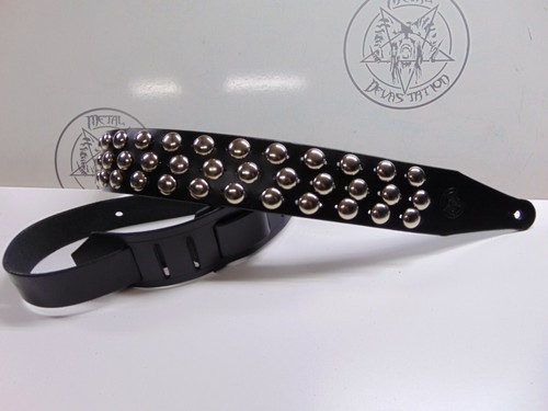 CORREA DE GUITARRA CON TACHUELAS DE CUERO HEBILLA (MDLS0297) SILENOZ - Imagen 2 de 7