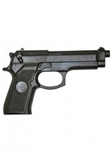 PISTOLET GUMOWY DAX SPORTS, CZARNY. Krav Maga. SV,Ju Jutsu BroffTraining, Escrima