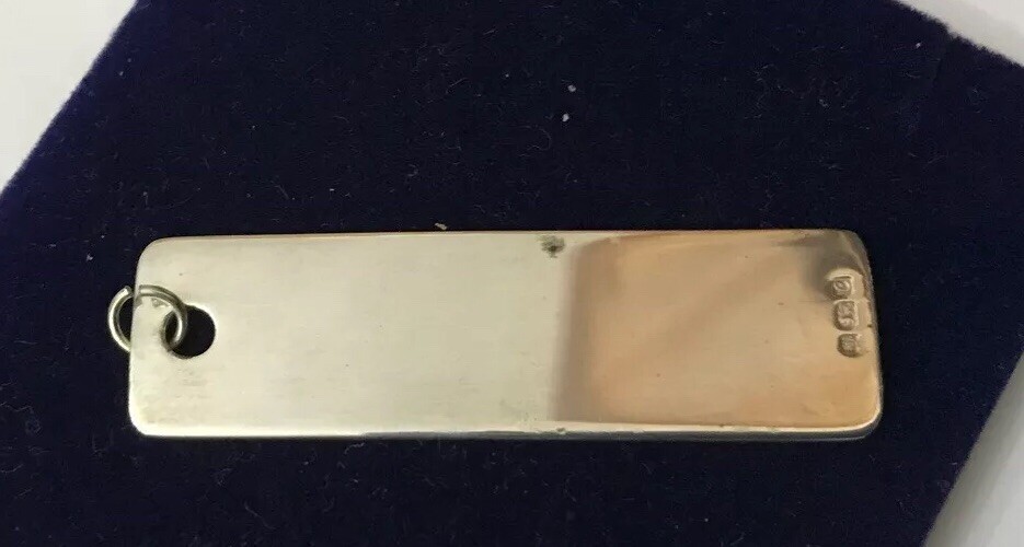 Hallmarked Solid Sterling Silver 925 Diamond Cut … - image 6