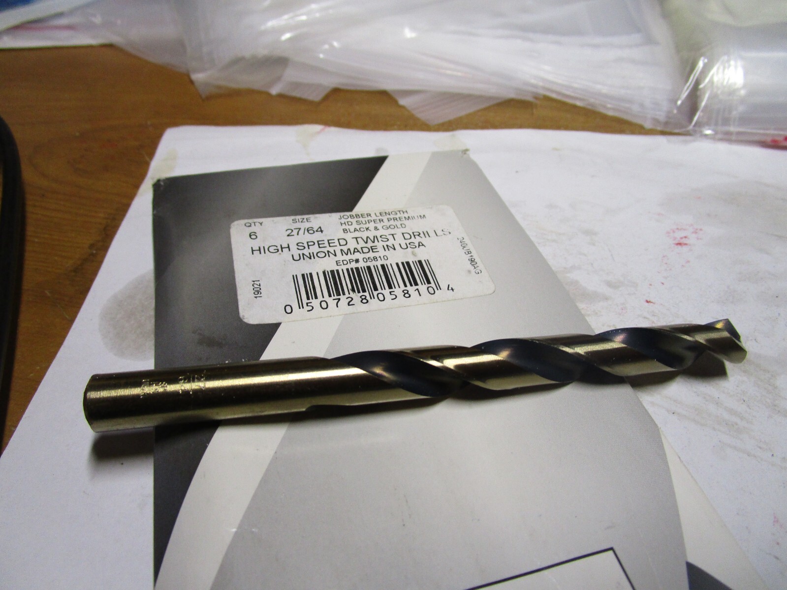 Norseman Viking 5/64" Mechanic Length HI-Molybdenum M7 Drill Bit - Foto 7