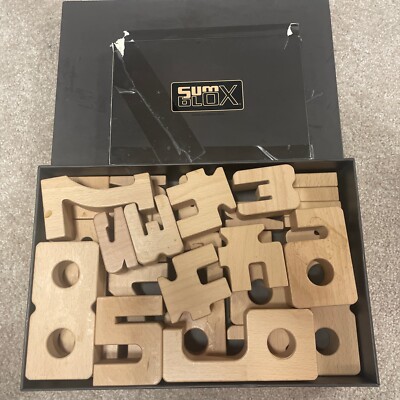 SumBlox Set - 31 Sum blox And 36 Instructional Cards STEM Educational Toy Blocks