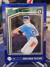 2024 Panini Donruss Baseball Optic Brayden Taylor Blue Velocity Rated Prospect