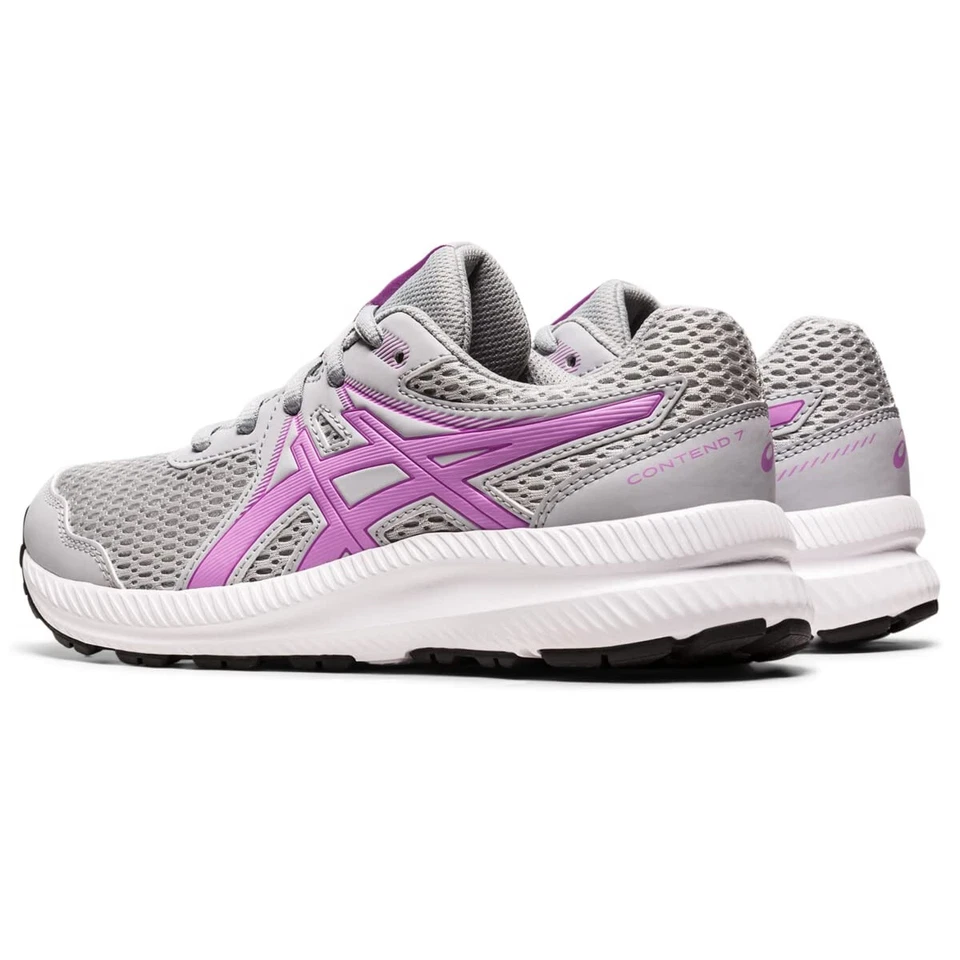 ASICS Girl's Contend 7 GS (Niño Pequeño/Niño Grande) Gris Piamonte/Lavanda Brillo 5.5 B Foto 4 de 4