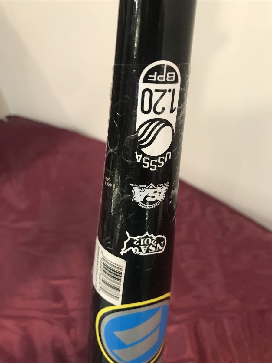 WORTH AMP Adult Softball Bat 34 26.5oz WAMPCW 2 1/4 Diam ASA USSSA 1.20 BPF ISF