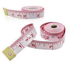 2pcs Body Measuring Ruler Sewing Cloth Tailor Tape Measure Soft Flat 79" / 200cm