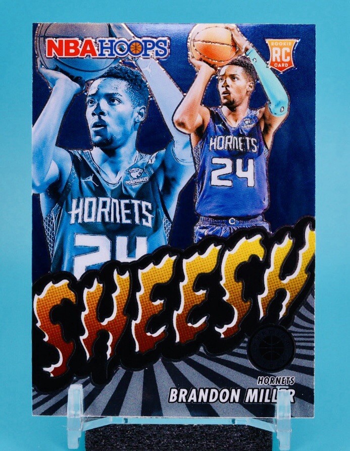2023-24 Panini Hoops Premium Stock Brandon Miller #25 Sheesh💥 | eBay 