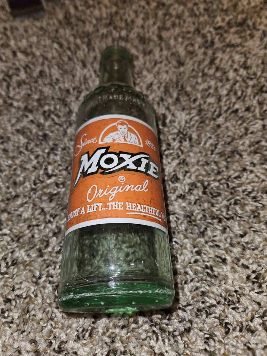 1960s Moxie Original Enjoy A Lift The Healthful Way 7Oz Glass Soda
