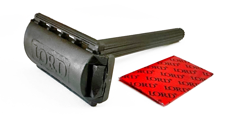 LORD Safety Plastic Razor | Double Edge Razor | Model L111CC - Black ...