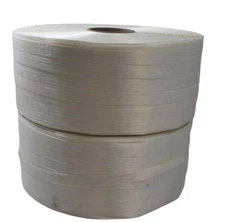 Caristrap 30775-1 Strapping HM 60HMX 3/4" x 2461 Ft. White - 2 Rolls