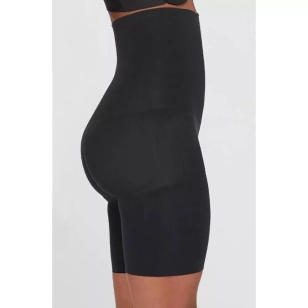 Assets Spanx Women's Shaping High Waist Shorts Mid Thigh Shaper Medium