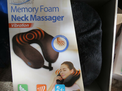 HEALTH TOUCH MEMORY FOAM VIBRATING NECK MASSAGERS U CHOOSE FREE SHIP BNIB |  eBay