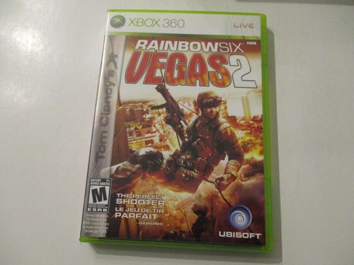 Tom Clancy’s Rainbow Six: Vegas 2 (Microsoft Xbox 360, 2008) CIB Good to VG Cond