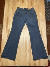 Vintage 70s Women  s Levi  s Orange Tab 359 Flare Jeans 31x32 SNAP 1976 USA