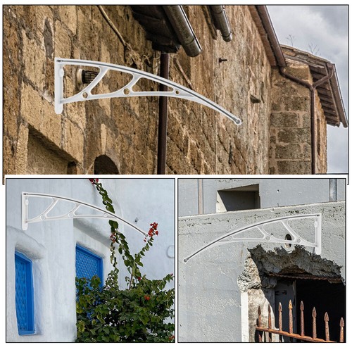 Markisenvordachhalterung Fenstermarkisenhalterung Haustür Terrassenvordach Halterung - Bild 11 von 12