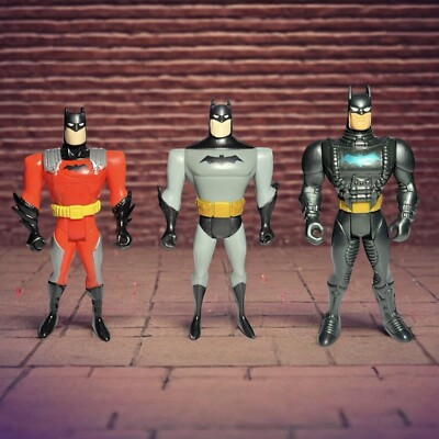 Batman Lot Sub Frequency, Inferno Extinction, & Knight Assualt Action Figures