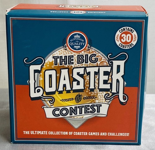 PROFESOR PUZZLE THE BIG COASTER CONTEST-30 COASTER-IN SEALED BOX NEW IN BOX!