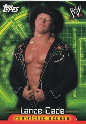 Lance Cade 2006 Topps WWE Insider Card #14 Garrison OVW All Japan
