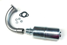 J Exhaust With Muffler for: Honda GX160  GX200, Predator 212cc, short 8.75in