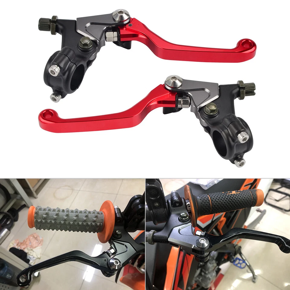 CNC Shorty Clutch Brake Levers For Honda CR60R CR80R CR125R CR250R CR450R CR480R - Image 2 of 4