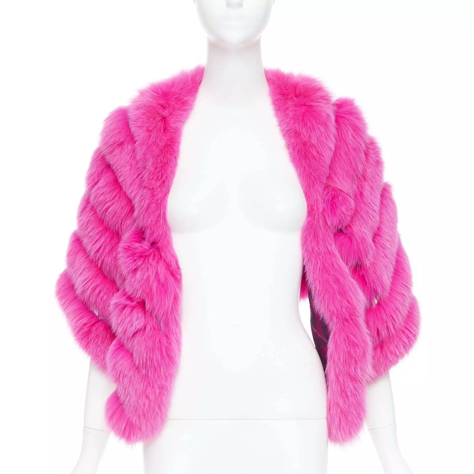 rare châle panneau soie léopard fourrure rose vintage CHRISTIAN DIOR John Galliano 2005