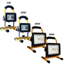 LED Rechargeable Cordless Mobile Portable Work Site Flood Light Fishing Camping