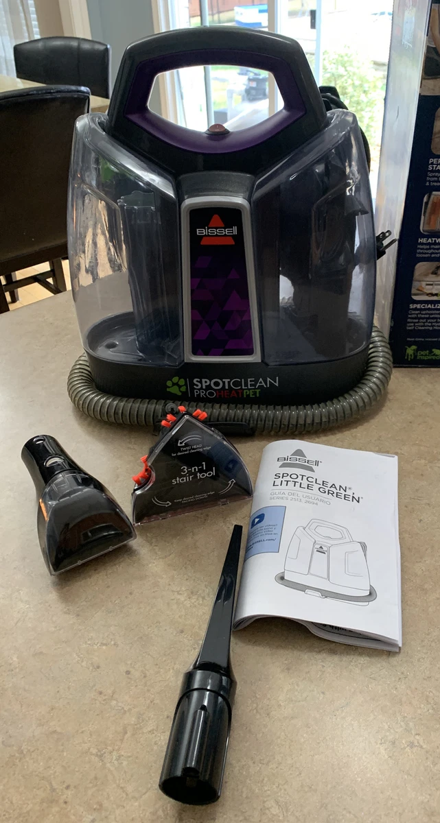 BISSELL SpotClean ProHeat Pet Purple Compact Carpet Cleaner