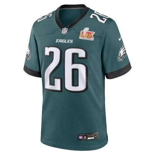 Saquon Barkley Philadelphia Eagles Nike Super Bowl LIX Game Jersey-SIZE-LARGE - Picture 2 of 6