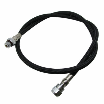 33'' Kelvlar Nylon Braided HP High Pressure Hose For Gauge 1st stage