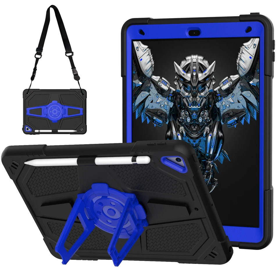 Funda con soporte a prueba de golpes para niños para iPad 7º 8º 9º 10º Gen y (Modelo A16) Regalo para niños Foto 4 de 4