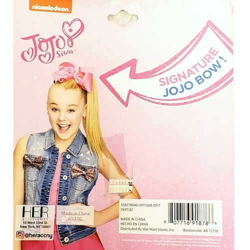 Girls Hair Bows Clips JoJo Siwa Bow Collection Unicorn Multicolor Girl Accessory - Picture 6 of 6