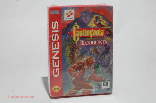 Castlevania Bloodlines - Sega Genesis, Konami 1994 Brand New