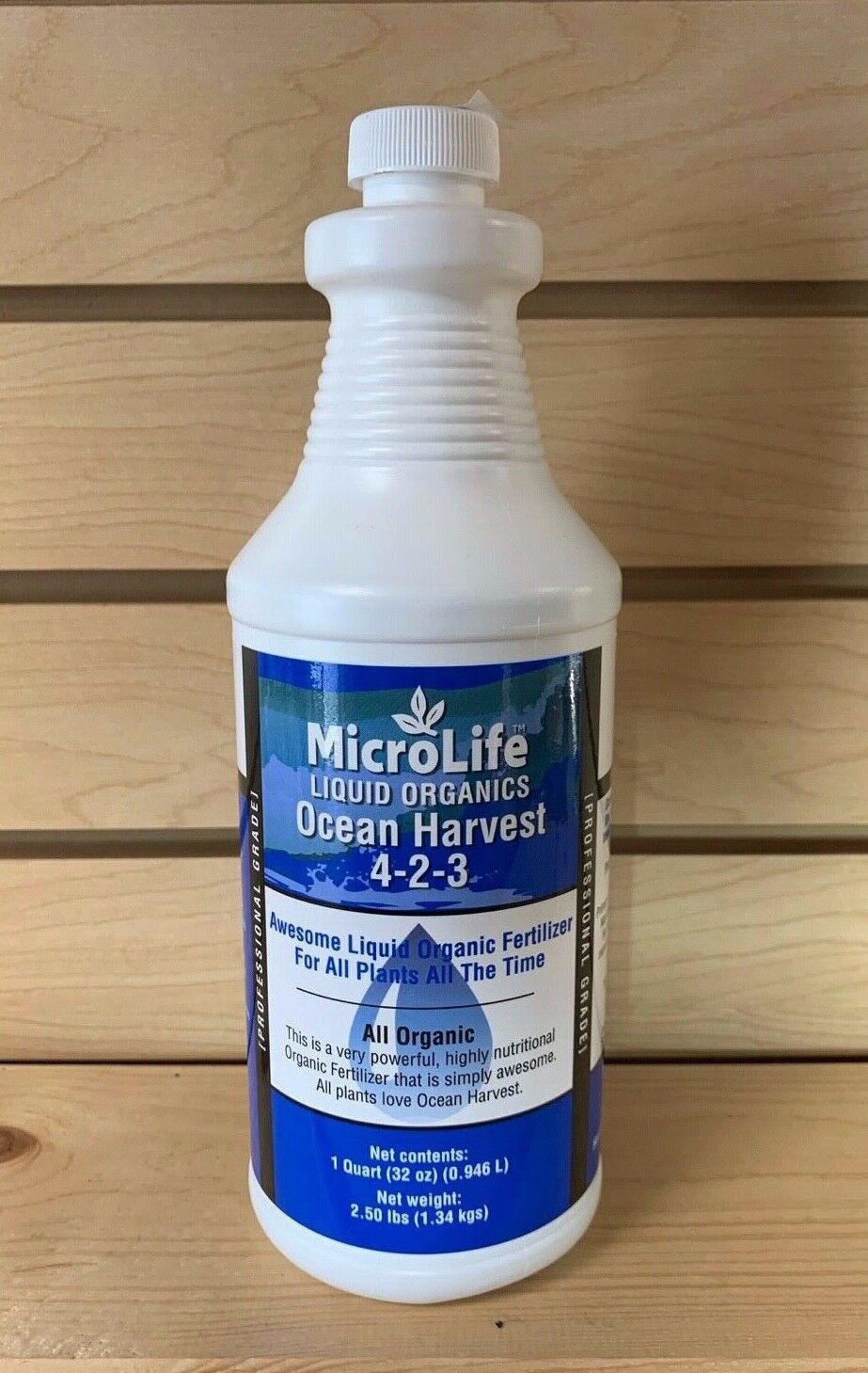 MicroLife Ocean Harvest, All Organic Liquid Fertilizer, 1 quart