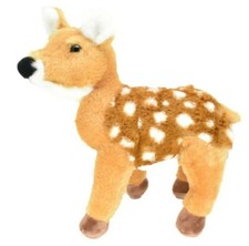 Deer Fawn Soft Stuffed Realistic Plush Animal, Gift, Educational Toy 9" L004
