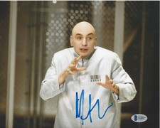 MIKE MYERS SIGNED AUSTIN POWERS THE SPY WHO SHAGGED ME 8X10 PHOTO 2 BECKETT COA