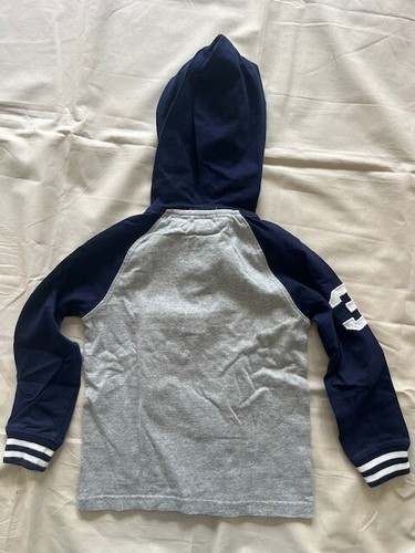 Polo Ralph Lauren Size 5 Boys Hoodie Grey Shirt 1/4 Button Size 5 Long Sleeve - Picture 8 of 16