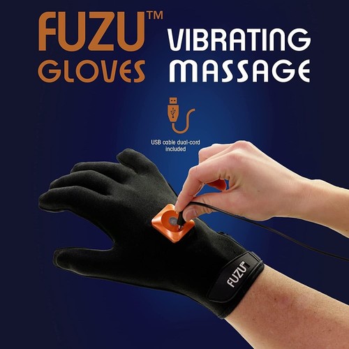 Fuzu Vibrierender Leistungsstarker Massagehandschuh Wasserdicht Ganzkörper Handmassagegerät - Bild 2 von 4