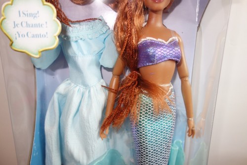DISNEY STORE ARIEL SINGING DOLL LITTLE MERMAID LIVE ACTION 11'' - Picture 12 of 18