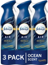 Febreze Air Freshener Spray, Air Fresheners for Bathroom, Ocean Scent, Air Refre