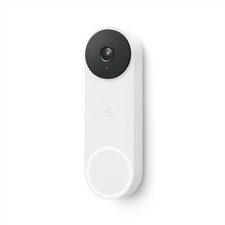 Google Nest Doorbell Wired, 2nd Gen Video Doorbell Security Camera 720p - Snow