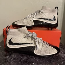 Nike Vapor Carbo Untouchable TD Flyknit Football Cleats Mens Size 11 Black White