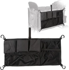 Multi Pockets Cargo Net for Wagon Stroller,Stroller Black 