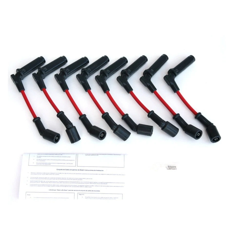 For Chevy Silverado 2500 HD 2007-2008 Delphi XS10560 Spark Plug Wire Set - Изображение 2 из 4