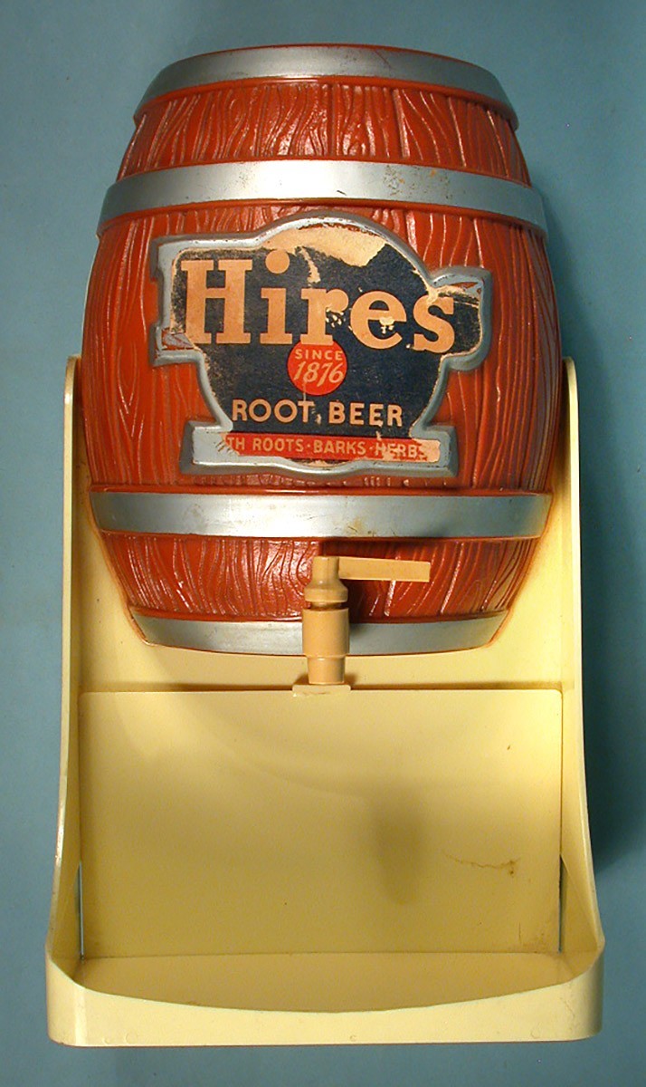 1960s Hires Root Beer Soda Fountain Barrel Figural Toy Dispenser