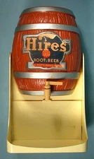 1960s Hires Root Beer Soda Fountain Barrel Figural Toy Dispenser Soft Drink
