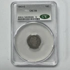 1893-O Barber Dime 10C New Orleans CAC G6 Silver Coin