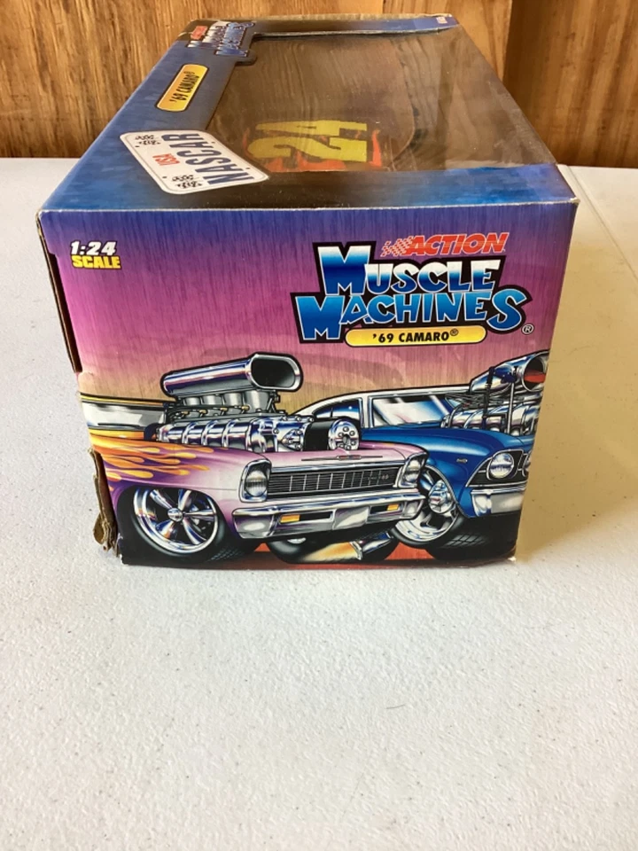 MÁQUINAS MUSCULARES NASCAR 1:24 #24 JEFF GORDON '69 CHEVY CAMARO Foto 3 de 4