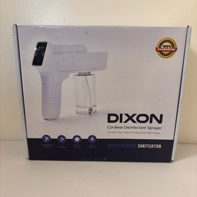 DIXON CORDLESS DIGITAL PUSH BUTTON DESINFECTANT SPRAYER/ AO-X1 3.7V-18W