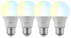 Nexxt Solutions Smart Wi-Fi A19 LED Light Bulb 4-Pack | Tunable White & Dimmable