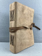 LARGE Leather Journal Notebook Sketchbook Scrapbook Diary Writers Book Handmade